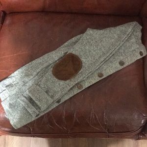 Elbow patches and button backs!